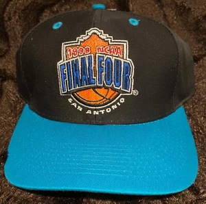1998 NCAA FINAL FOUR OFFIZIELL LIZENZIERTE MÜTZE BRANDNEU MIT ETIKETT NEU MIT ETIKETT LOGO 7 DRUCKKNÖPFE - Bild 1 von 3