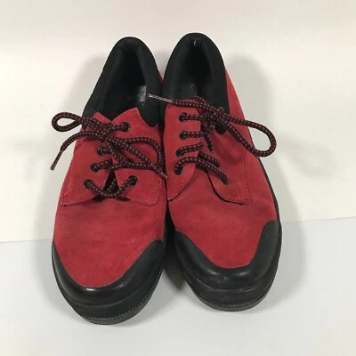 Zapatos con cordones de gamuza rojos y negros Aerosoles Oxford Files para mujer EE. UU. 10B (9) UK8 EU41 Foto 1 de 4