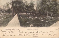 Winston-Salem, NORTH CAROLINA - Moravian Cemetery - graveyard