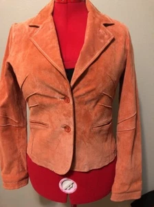 WILSON LEATHERS SUEDE BLAZER ORANGE/RUST M Excellent Condition! - Picture 1 of 8