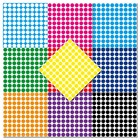 1000 Klebepunkte 5mm selbstklebend Punkt Aufkleber PVC Folie Etiketten Inventur