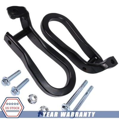 Pair Tow Hooks Black 84072464 Fits GMC Silverado Sierra 2500HD 3500HD 2015-2019 Foto 1 de 4