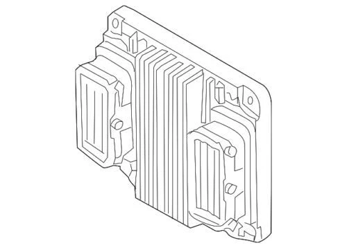 Genuine GM 2004-2005 Chevrolet Aveo Base Engine Control Module Assembly 96499747 - Image 1 of 2