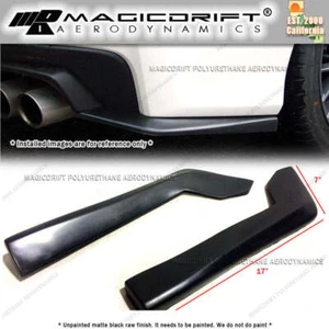 For 07-10 BMW E92 E93 Rear Bumper Apron Side Spat Splitter Extension Mudguard PU - Picture 1 of 7