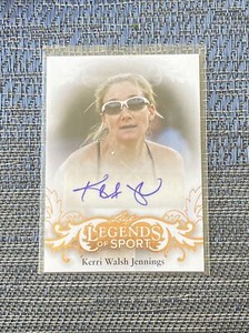 2015 Leaf Kerri Walsh Jennings Legends Of Sport Auto Olympic Volleyball Stanford