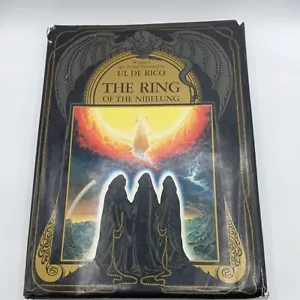 Vintage Hardcover Book Illust. by Ul De Rico The Ring of the Nibelung 1980 LH3 - Picture 1 of 15
