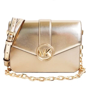 Michael Kors Tasche Umhängetasche Schultertasche Carmen Conv Shlder Bag P.Gold