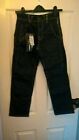 Daniel Lei black Jeans straight leg 26" waist utility Denim RRP £50 men D-Lei818