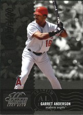2005 Leaf Century Anaheim Angels Baseball Card #16 Garret Anderson