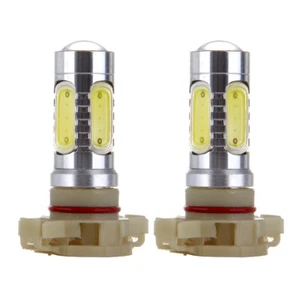2pcs 5202 H16 PS24W High Power COB 60W Fog Light Projector LED Lamp Bulb White - Picture 1 of 4