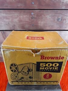 Vintage Kodak Brownie 500 Movie 8mm Film Projector