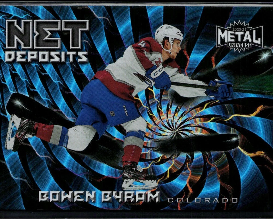2020-21 Skybox Metal Universe Net Deposits Bowen Byram #ND-6 - Image 1 of 2