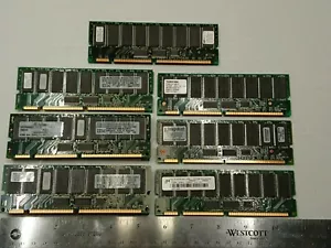 1Gb (2x512MB set) of REGISTERED 512MB PC-133 (PC133R) RAM - Picture 1 of 5