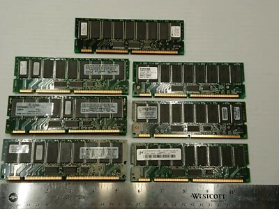 1Gb (2x512MB set) of REGISTERED 512MB PC-133 (PC133R) RAM - Image 1 of 4