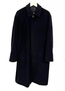 Hugo Boss Wool Cashmere Coat Jacket Wool Angora Cashmere Mens Size 48 - Picture 1 of 13