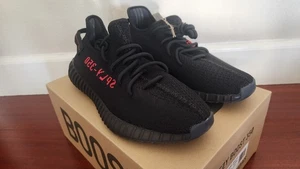 Adidas Yeezy Boost 350 V2 CP9652 Black Red Size 11.5 US Brand New with Tags - Picture 1 of 15