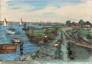 THE CROUCH NEAR HULLBRIDGE ESSEX Print c1970 - Picture 1 of 5
