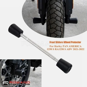 Front Wheel Crash Protector Sliders For Harley Pan America RA1250 S ADV 2021-22 - Picture 1 of 9