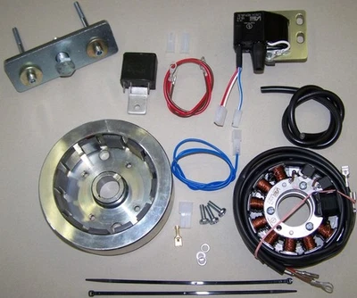 Powerdynamo MZ-B VAPE 点火定子适用于 CZ 125 250 380 500 cc 53 盎司飞轮交流 — 第 1/4 张图片