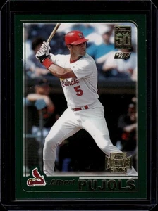 2002 Topps Archives Reprints #10 Albert Pujols St. Louis Cardinals Baseball Card - Picture 1 of 2
