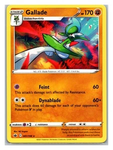 SWSH06: Chilling Reign #081/198 Gallade - Rare - Picture 1 of 2