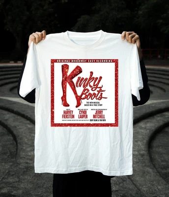 Hot! Kinky Boots - Cyndi Lauper Unisex White All Size T-Shirt TD021 - Image 1 of 2