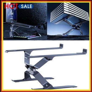Laptop Stand Aluminum Alloy Computer Stand Laptop Holder for 10-17.3Inch(Silver) - Afbeelding 1 van 12