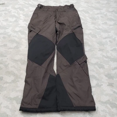 Columbia Pantalones de Nieve Juveniles 18/20 Gris Vértice Bolsillos de Carga Snowboard Esquí Foto 1 de 4