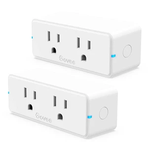 2PCS Enchufe Inteligente Doppio WiFi Bluetooth 15A Compatibile Alexa Google App - Foto 1 di 12