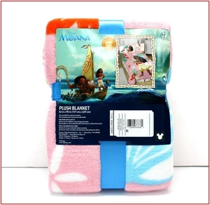 Manta de cama de felpa Disney MOANA - Moana & Pua - COMPLETA o DOBLE - Rosa ❤️NUEVA❤️ - Imagen 1 de 5