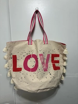 BOLSO DE MANO GRANDE VICTORIA'S SECRET LOVE BEACH ESCAPADA DE VERANO FIN DE SEMANA  Foto 1 de 4