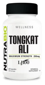 NutraBio Longjack 100 Nahrungsergänzungsmittel natürliche Muskelmasse Kraft 60 Kapseln - Bild 1 von 8