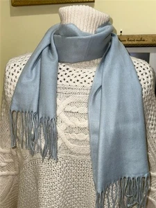 Sciarpa vintage Christian Dior Monsieur Cashmaire blu 10"x53" sciarpa - Foto 1 di 4