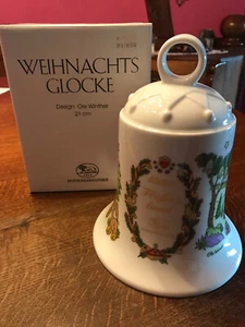 Hutschenreuther Weihnachtsglocke XXL Höhe 21 cm Ausgabe 1998 Rarität selten OVP - Bild 1 von 6