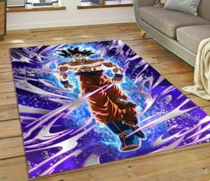 Dragon ball super goku ultra Decoration rug for bedroom living room sparkling - Picture 1 of 3