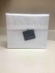 Ralph Lauren 100% Linen Fitted Sheet, Cal King, Tux White - Picture 1 of 3