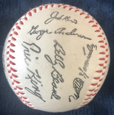 1988 Detroit Tigers Team Replica Autographed Baseball Cover