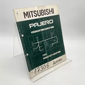 Mitsubishi Pajero Workshop Manual Wiring Instructions Repair 1986 - Picture 1 of 8