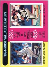 2024 Topps Heritage #198 1994 MVPs (Frank Thomas / Jeff Bagwell) Baseball Card