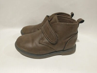 Okie Dokie Chukka Child Toddler Size 9M Boots Brown occasion Dress Shoes - Image 1 of 4