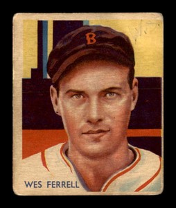 1934 Diamond Stars #94 Wes Ferrell   G/VG X2806842