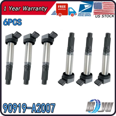 Катушка зажигания 90919-A2007 для Lexus ES350 RX350 RX450h Toyota Camry RAV4 2007-15 - Изображение 1 из 4