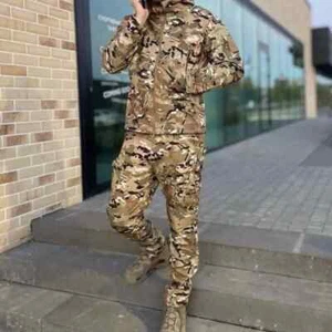 Army suit soft shell camouflage Multicam (M - 3XL) softshell fleece lining 💙💛 - Picture 1 of 8