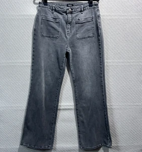 Me + Em Jeans Womens Size 31 Black Denim Mom Jeans City Casual City Hipster - Picture 1 of 17