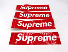 ?Set Of Four Red White Supreme Box Logo  Stickers - New And Unused?