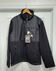SNOZU Performance Jacket Men's Large Black Full Zip Pockets Outdoor - Picture 1 of 16