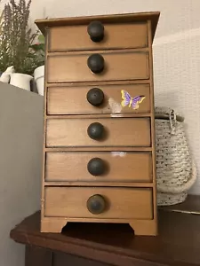 Cajones Pequeño Almacenamiento Madera Vintage Lindo - Imagen 1 de 8