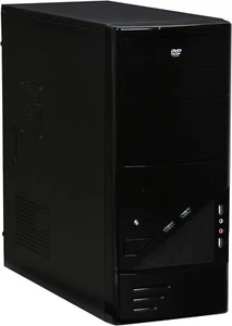 LOGISYS CS206BK Black ATX Mid Tower SOHO Computer Case with 480W Power Supply - Picture 1 of 7
