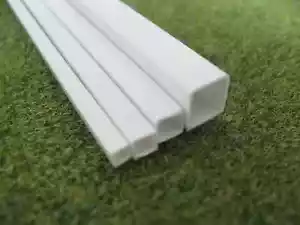 Square Tube Styrene ABS Strip Section Architecture Model Making 3mm-10mm size - Picture 1 of 1