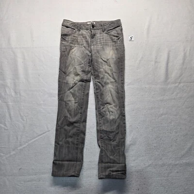 EUC Cherokee Black Denim Jeans Pants Button Zip Front Pockets Adult Women's 14 - Image 1 of 4